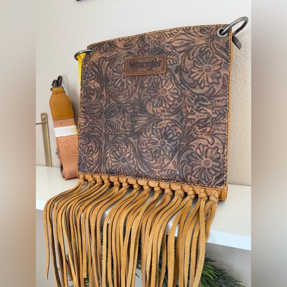 Wrangler Brown Fringe Women's Bag
